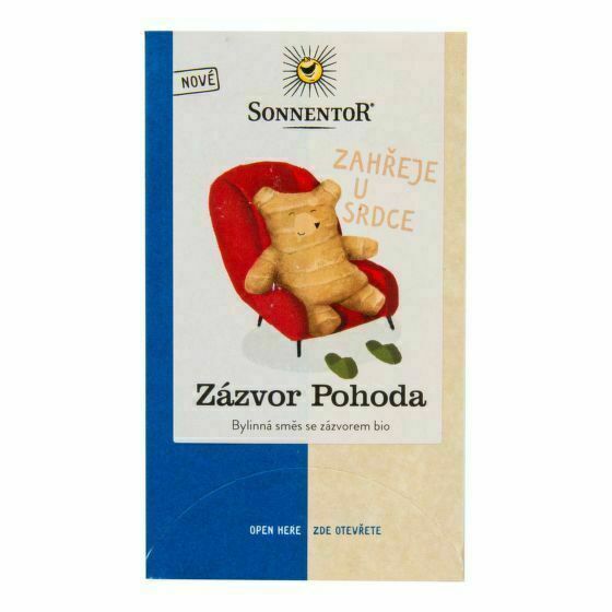 Sonnentor  Bio Zázvor pohoda 32,4g porcovaný porovnat ceny