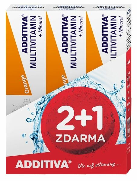 Additiva sada MM 2+1 POMERANČ šumivé tablety 3x20ks porovnat ceny