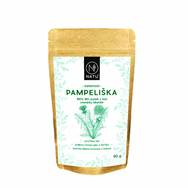 NATU Pampeliška prášek 90 g BIO porovnat ceny