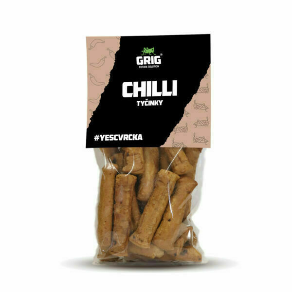 Grig  Chilli Cvrččí tyčinky 100g porovnat ceny