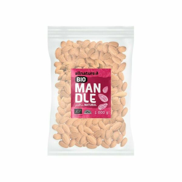 Allnature Mandle jádra BIO 1000g porovnat ceny