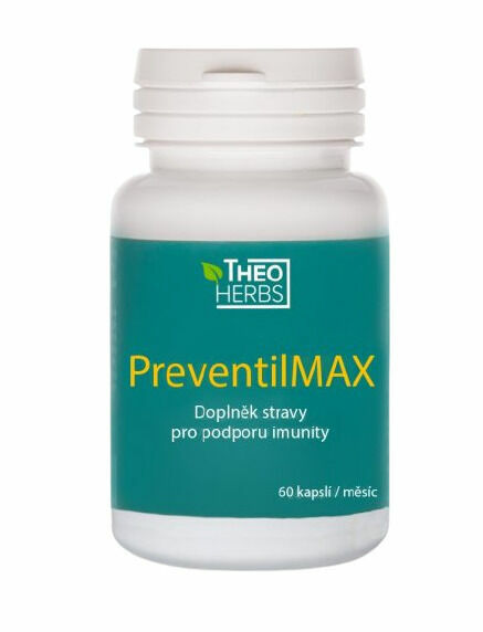 Theo Herbs PreventilMax 60 kapslí porovnat ceny