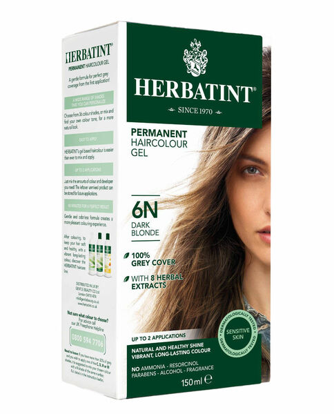 Herbatint Permanentní barva na vlasy tmavá blond 6N, 150ml porovnat ceny