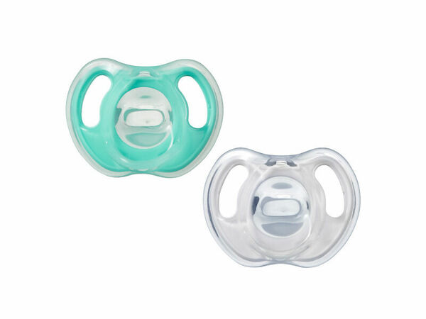 Tommee Tippee Šidítko silikon Ultra-light 2ks 6-18m porovnat ceny