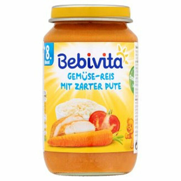 BEBIVITA Menu Zelenina, rýže s krůtím masem 220 g porovnat ceny