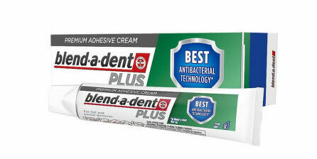 Blend-a-dent fixační krém na zuby PLUS Dual Protection 40g porovnat ceny