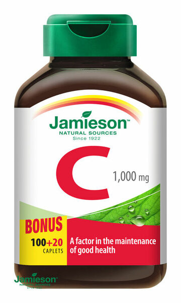 Jamieson Vitamín C 1000mg 120 tablet porovnat ceny