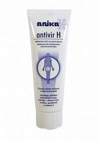Anika  Antivir H přípravek k péči o anální oblast 50ml porovnat ceny