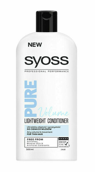 Syoss Pure Volume lehký balzám na vlasy 500ml porovnat ceny
