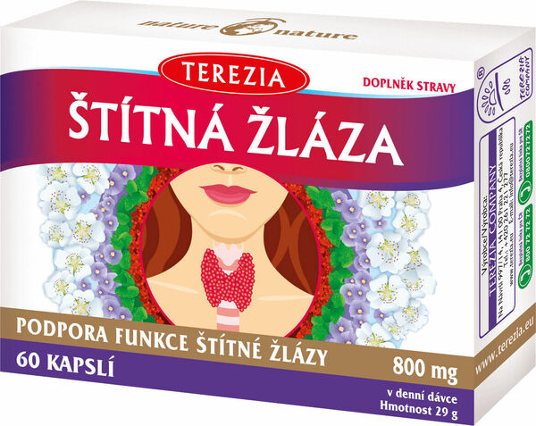 Terezia Štítná žláza 60 kapslí porovnat ceny