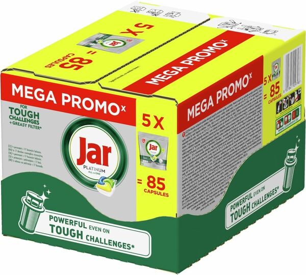Jar kapsle na nádobí Platinum Yellow All-in-One 5x17ks porovnat ceny