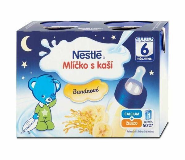 NESTLÉ Mlíčko s kaší Banánové 200ml porovnat ceny