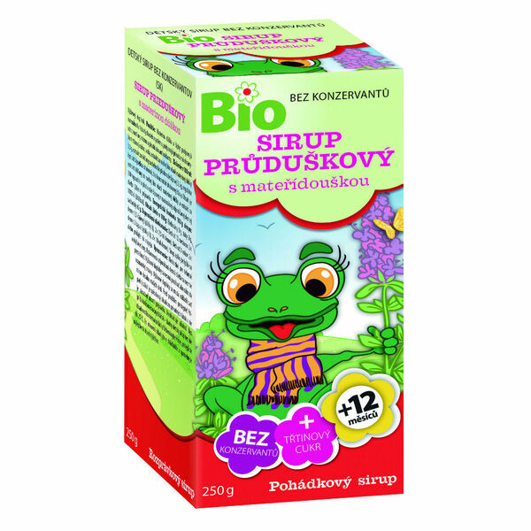 POHÁDKOVÝ SIRUP BIO Průduškový s mateřídouškou 250 g porovnat ceny