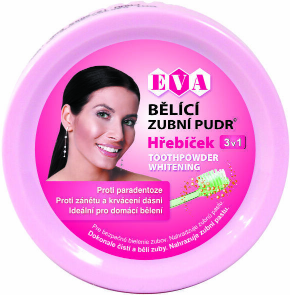 EVA Bělící zubní pudr hřebíček 30g porovnat ceny