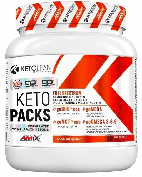 Amix KetoLean Keto goBHB KetoPack, 30 sáčků porovnat ceny