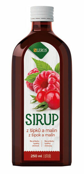 LEROS Sirup z malin 250ml porovnat ceny