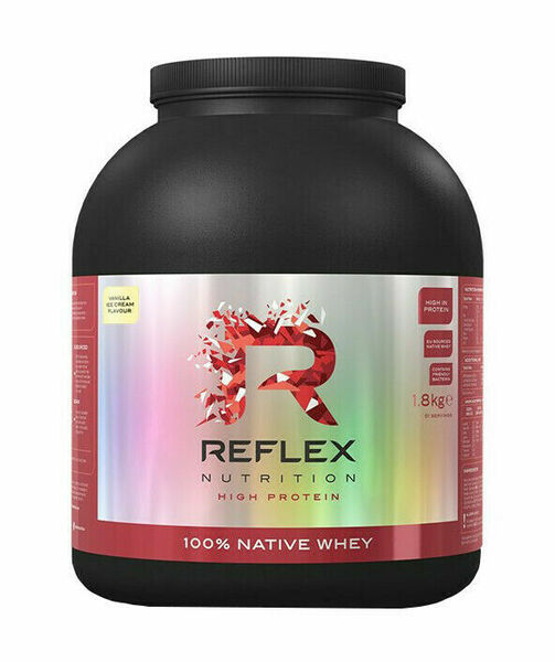 Reflex Nutrition 100% Native Whey vanilka 1,8kg porovnat ceny