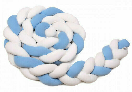 T-tomi  Pletený mantinel 180 cm, white + blue porovnat ceny