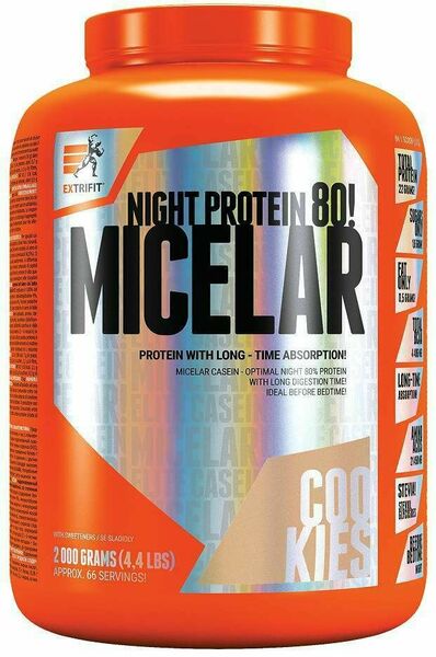 Extrifit Micelar Casein 2kg cookies porovnat ceny
