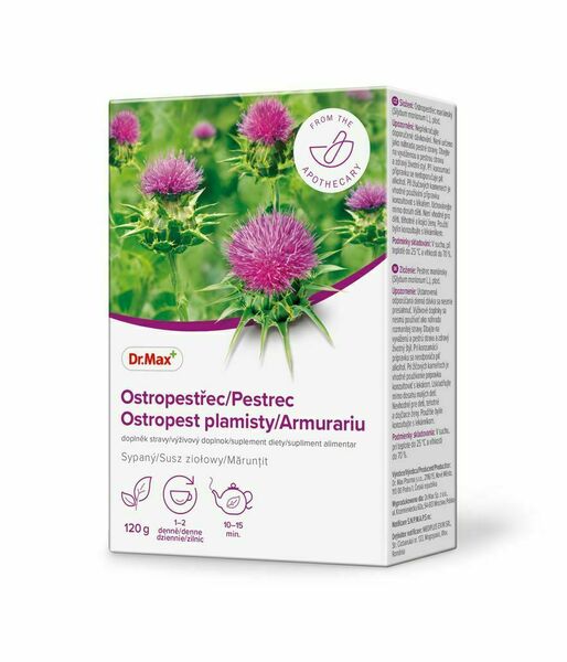 Dr.Max Ostropestřec sypaný 120 g porovnat ceny