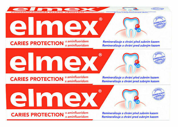 Elmex Zubní pasta Caries Protection 3x75ml porovnat ceny