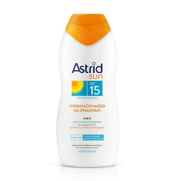 ASTRID Sun Hydratační mléko na opalování OF 15 200 ml porovnat ceny