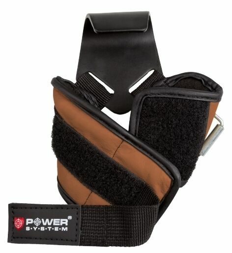 Power System háky na posilování POWER HOOKS BROWN vel.L 2ks porovnat ceny