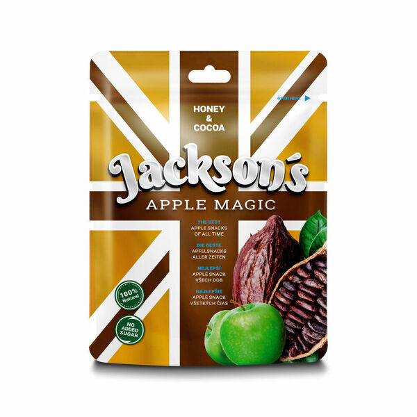 JACKSON´S APPLE MAGIC COCOA Sušený jablkový snack s lesním medem a kakaem 30 g porovnat ceny