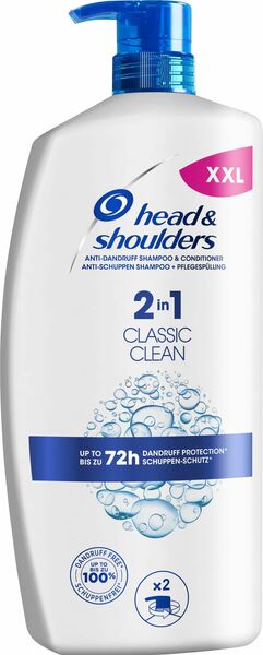 Head & Shoulders šampón 2v1 Classic Clean 900ml porovnat ceny