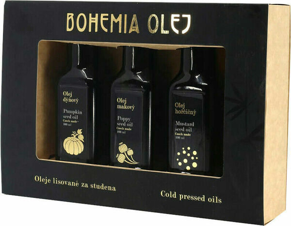 Bohemia olej Dárkový set LZS olejů - dýně, mák, hořčice 3x100ml porovnat ceny