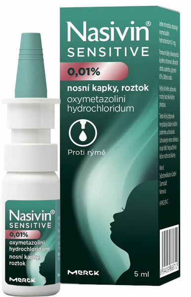 Nasivin Sensitive 0.01 % nosní kapky roztok 5ml porovnat ceny