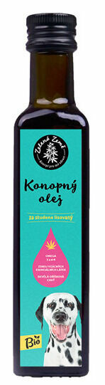 Zelená země BIO konopný olej pro zvířata 250ml porovnat ceny