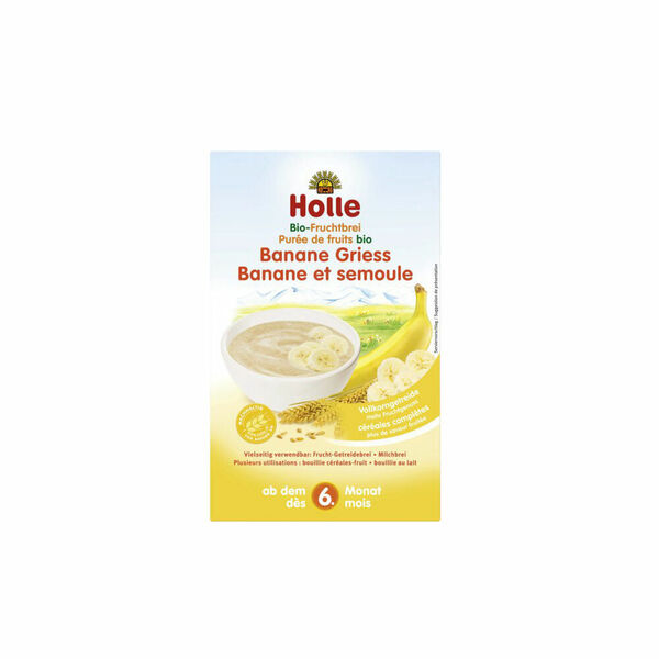 HOLLE Baby Bio krupicová kaše s banánem 250 g porovnat ceny