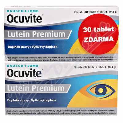Ocuvite Lutein Premium 60+30 tablet zdarma porovnat ceny