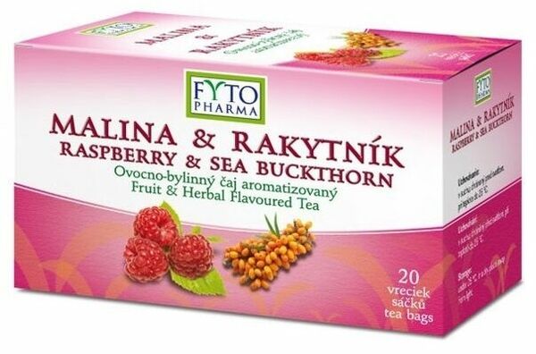 Fytopharma Ovocno-bylinný čaj malina & rakytník n.s. 20x2g porovnat ceny
