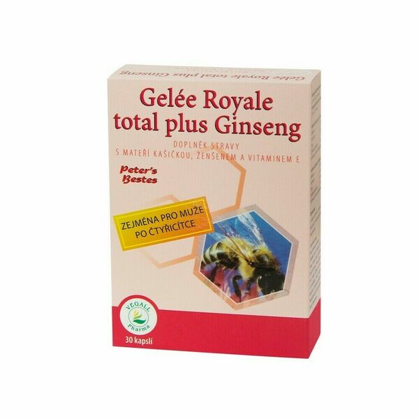 Vegall Pharma  Gelée Royale total plus Ginseng orální tobolky 30 porovnat ceny