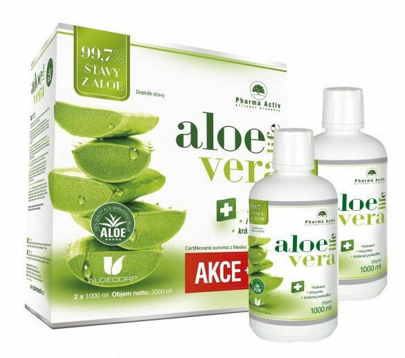 Pharma Activ AloeVeraLife šťáva z aloe 99.7% 1000ml 1+1 ZDARMA porovnat ceny
