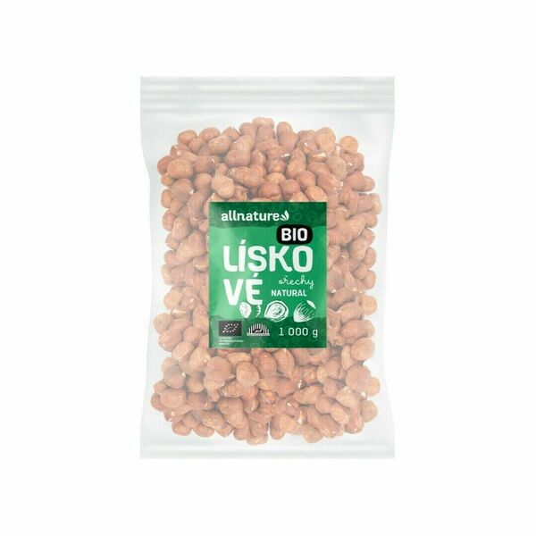 Allnature Lískové ořechy BIO 1000g porovnat ceny