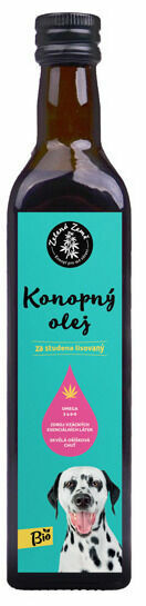 Zelená země BIO konopný olej pro zvířata 500ml porovnat ceny