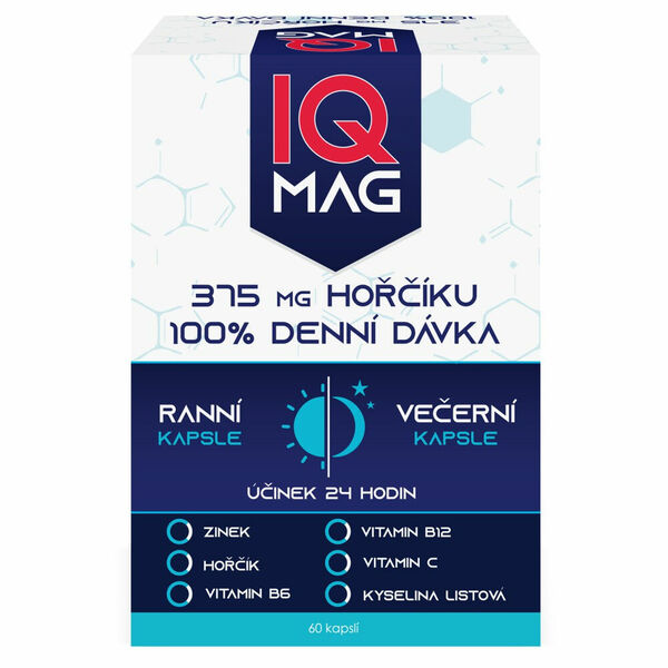 IQ Mag ranní/večerní 60 kapslí porovnat ceny