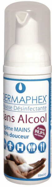 Dermaphex dezinfekce na ruce bezalkoholová pěnová 50ml porovnat ceny