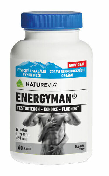 Swiss NatureVia Energyman 60 kapslí porovnat ceny
