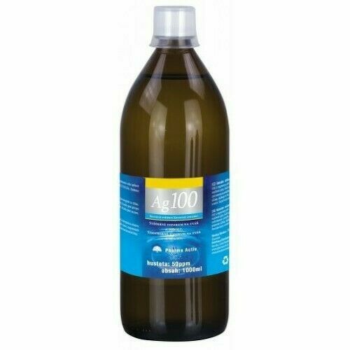 Koloidní stříbro Ag100 50ppm 1000ml porovnat ceny