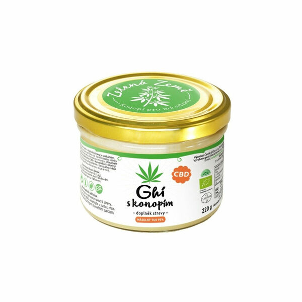 ZELENÁ ZEMĚ Ghí s konopím 220 g BIO porovnat ceny