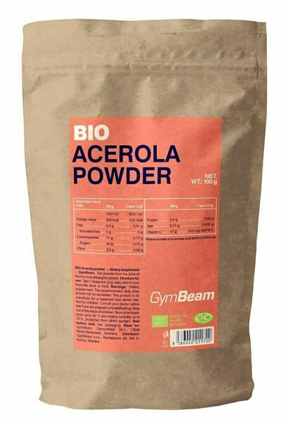 GymBeam Bio Acerola prášek 100g porovnat ceny