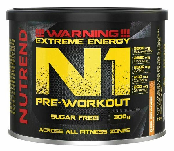 Nutrend N1 Pre-Workout červený pomeranč 300g porovnat ceny