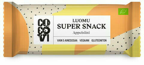Cocovi Super snack organická tyčinka přichuť pomeranč 30g porovnat ceny
