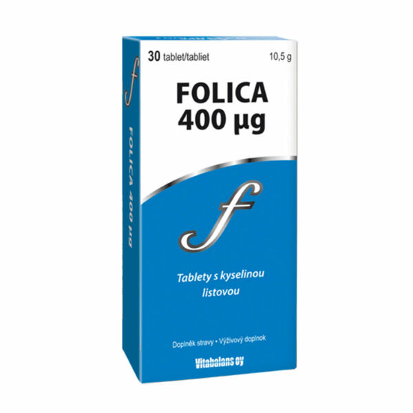 VITABALANS Folica 400 μg kyselina listová 30 tablet porovnat ceny