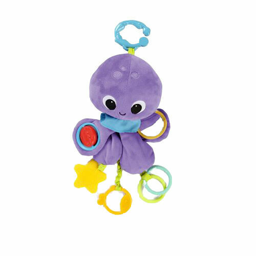 Bright Starts  Hračka na C kroužku TWIRL Whirly chobotnička 0m+ porovnat ceny