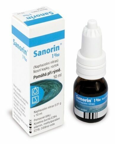 Sanorin 1PM 1mg/ml nosní kapky 10ml porovnat ceny
